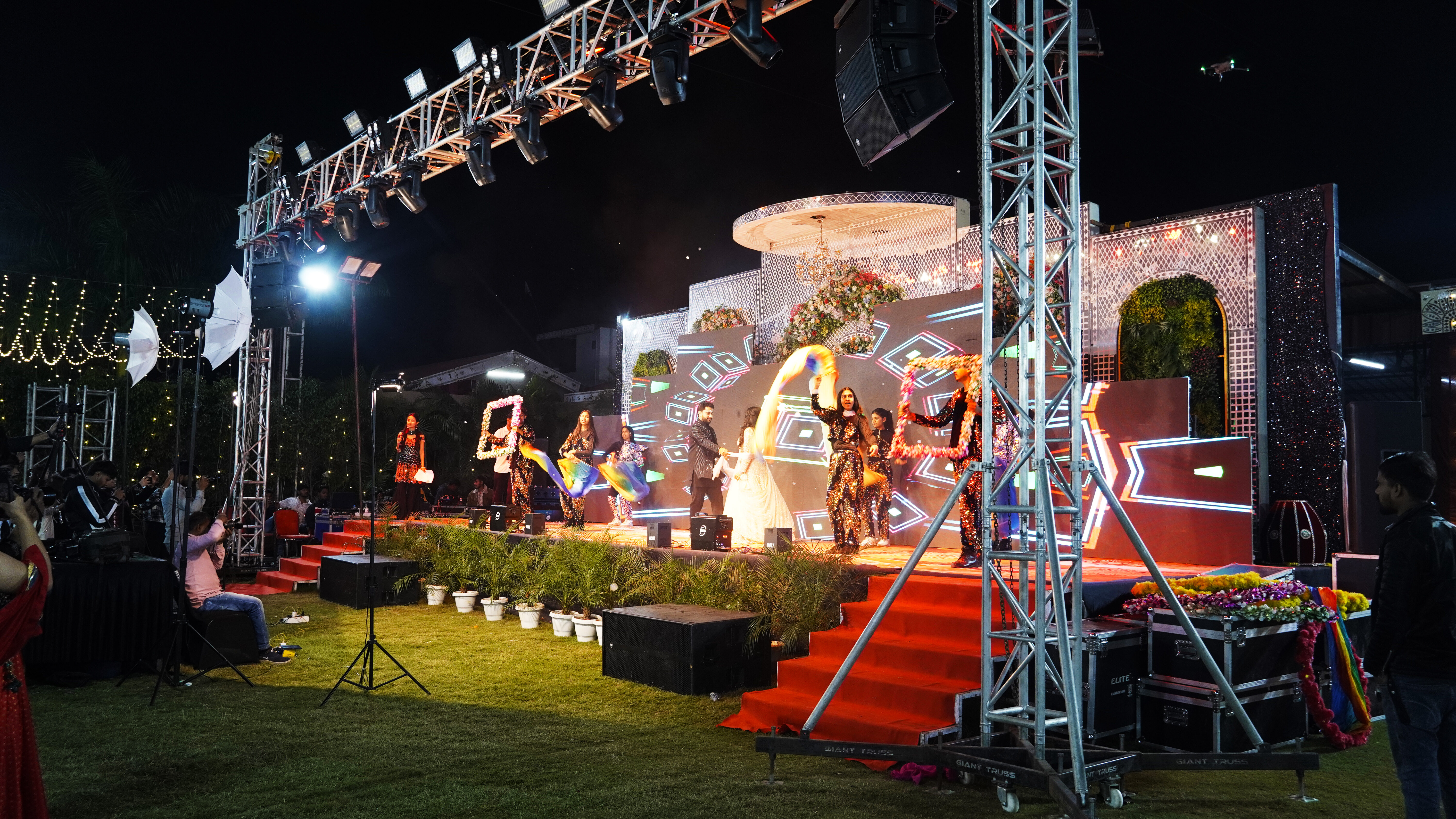Sangeet celebration at Hotel Yashoda Privilege, Bhopal